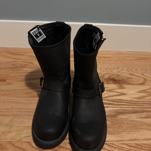Frye Black Buckle Bootie 8.5 - Picture 1 of 4